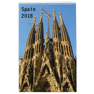 Spain 2018 calendar