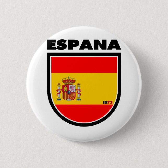 Spain 2 Inch Round Button (Front)