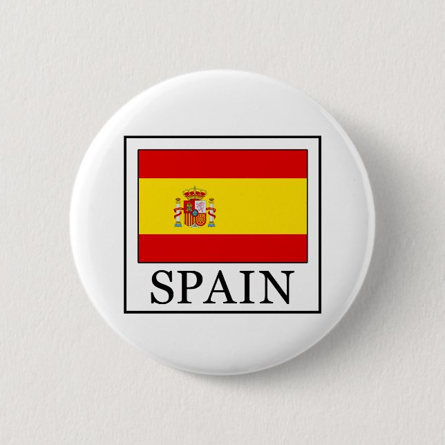 Spain 2 Inch Round Button (Front)