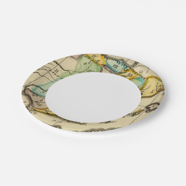 Spain 4 paper plate (Angled)