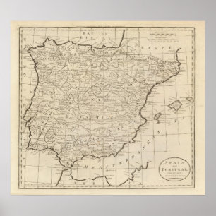 Spain and Portugal 17 Poster
