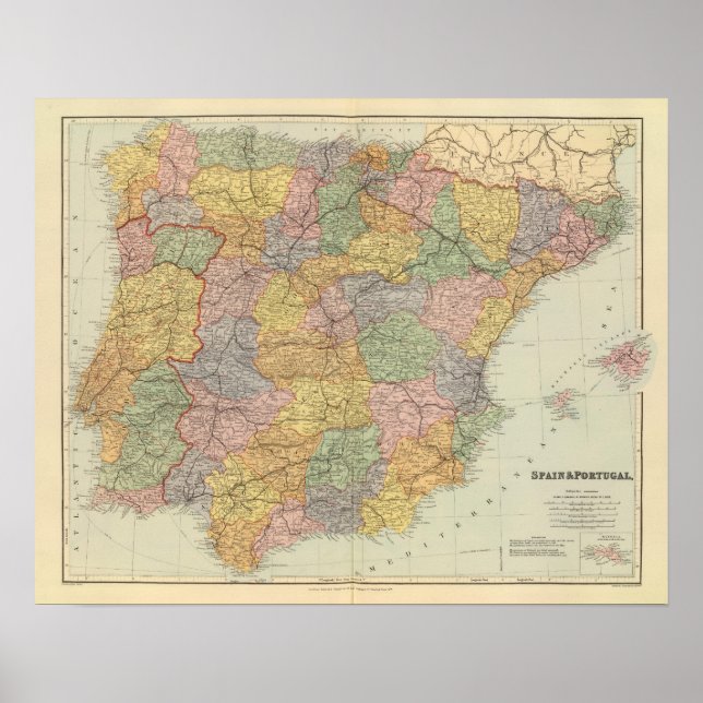 Spain and Portugal 18 Poster (Front)