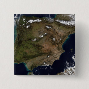 Spain and Portugal 2 2 Inch Square Button