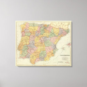 Spain and Portugal 2 Canvas Print
