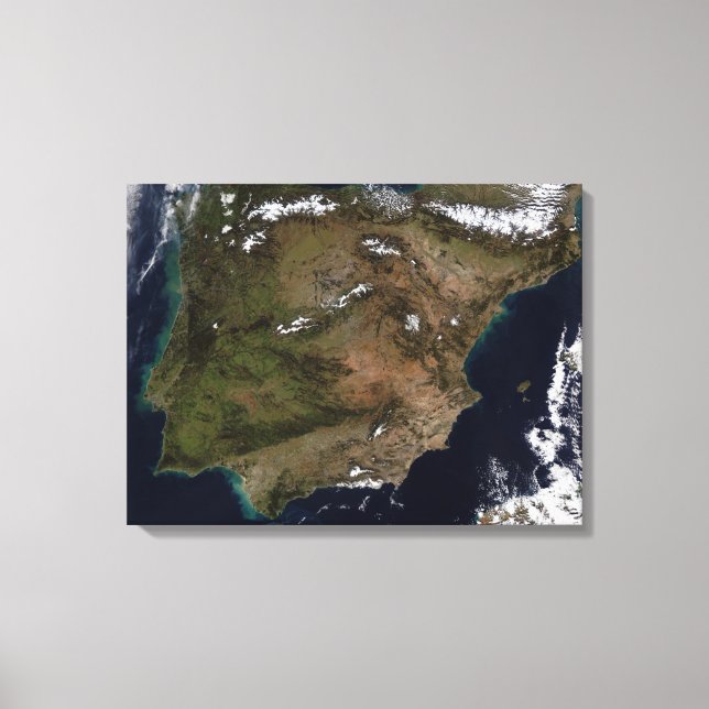 Spain and Portugal 2 Canvas Print (Front)
