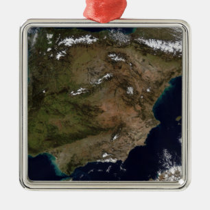 Spain and Portugal 2 Metal Ornament