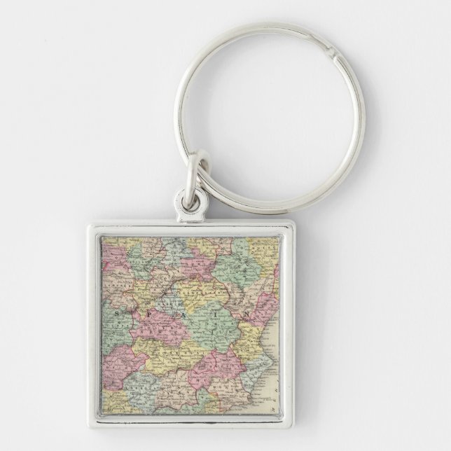 Spain And Portugal 3 Keychain (Front)