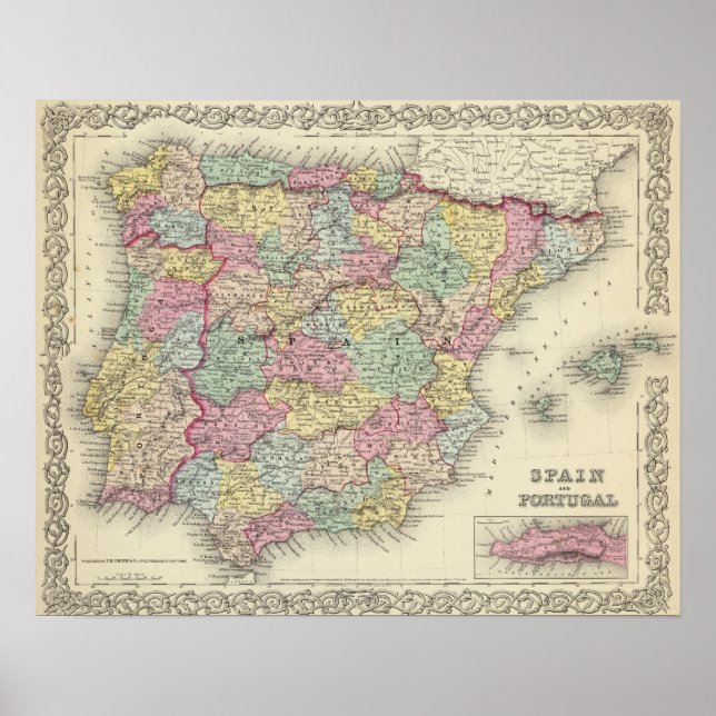 Spain And Portugal 3 Poster (Front)