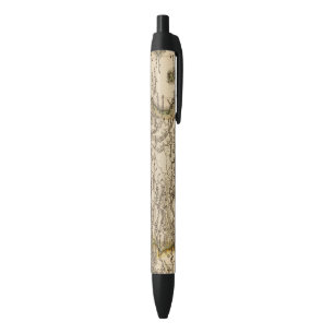 Spain and Portugal 8 Black Ink Pen