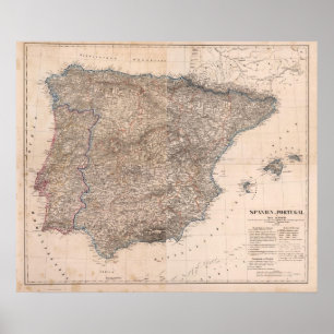 Spain and Portugal 8 Poster