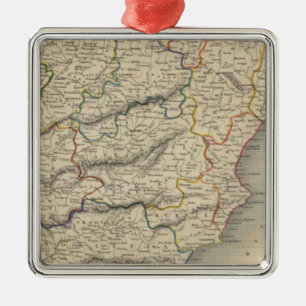Spain and Portugal 9 Metal Ornament
