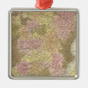 Spain And Portugal Metal Ornament