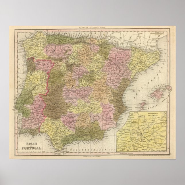 Spain And Portugal Poster (Front)