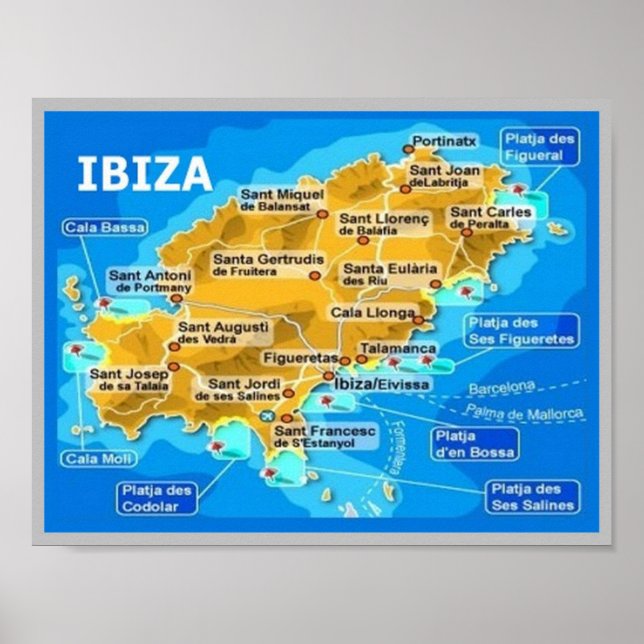 Spain - Balearic Islands - Ibiza - Eivissa - Poster (Front)