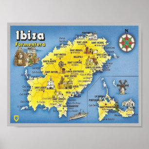 Spain - Balearic Islands - Ibiza - Eivissa - Poster