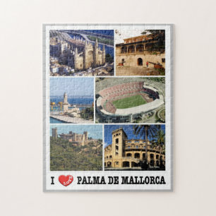 Spain - Balearic Islands - Majorca - I Love - Jigsaw Puzzle