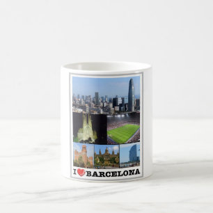 Spain - Barcelona - I Love - Coffee Mug