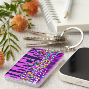 spain barcelona keychain