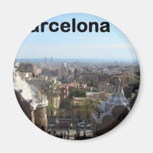 Spain Barcelona View (St.K) Magnet