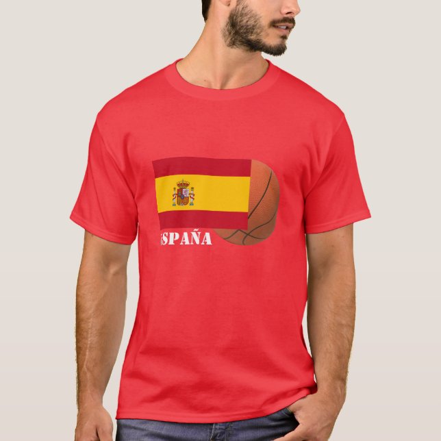 Spain Basketball Team T-Shirt (Front)