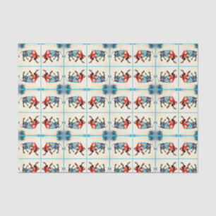 Spain Bull Vintage Travel Love Watercolor Tissue Paper