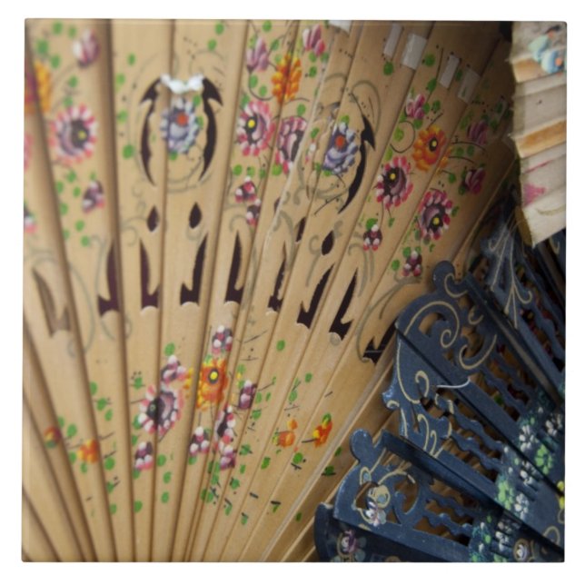 Spain, Cadiz Province, Seville. Historic Santa Tile (Front)