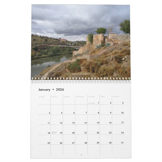 Spain Calendar (Jan 2026)