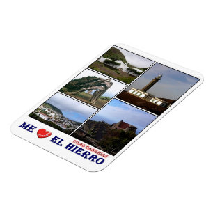 Spain - Canary Islands - El Hierro - I Love - Magn Magnet