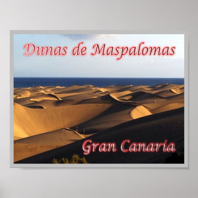 Spain - Canary Islands - Gran Canaria - Poster (Front)