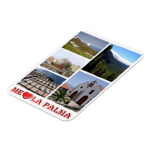 Spain - Canary Islands - La Palma - I Love - Magne Magnet