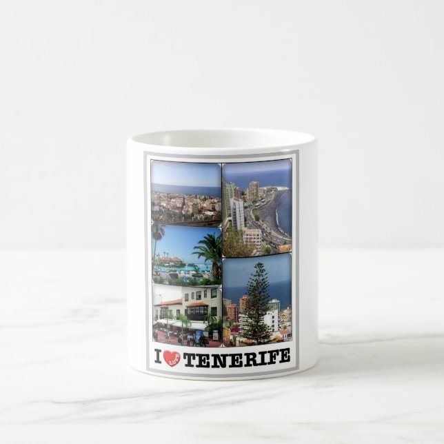 Spain - Canary Islands - Tenerife - I Love - Coffee Mug (Center)