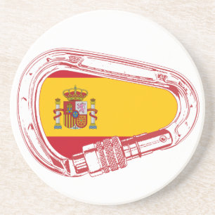Spain Carabiner Flag Coaster