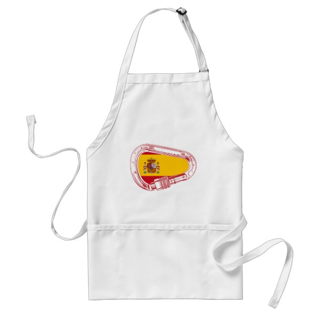 Spain Carabiner Flag Standard Apron (Front)