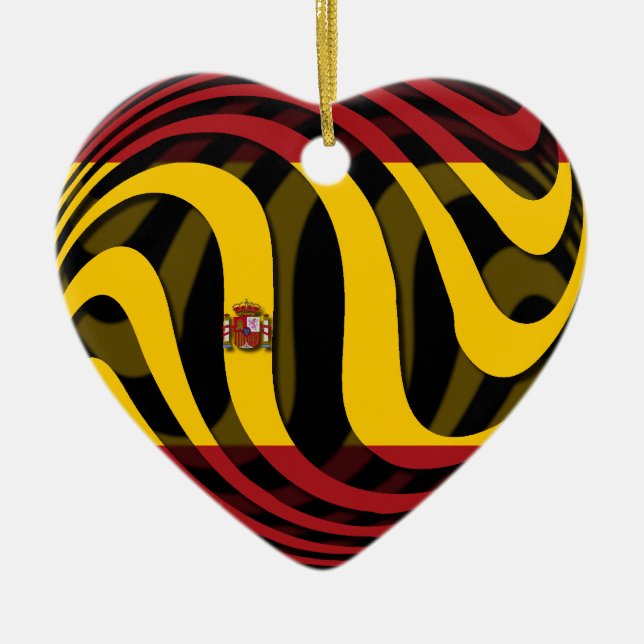 Spain Ceramic Ornament (Front)