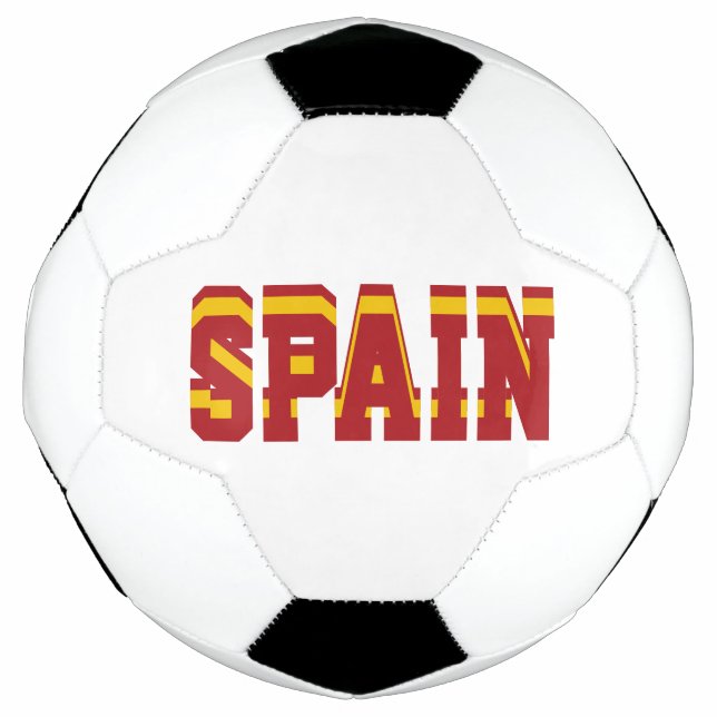 Spain Champion Soccer Ball Spanish Flag Colours (Front)