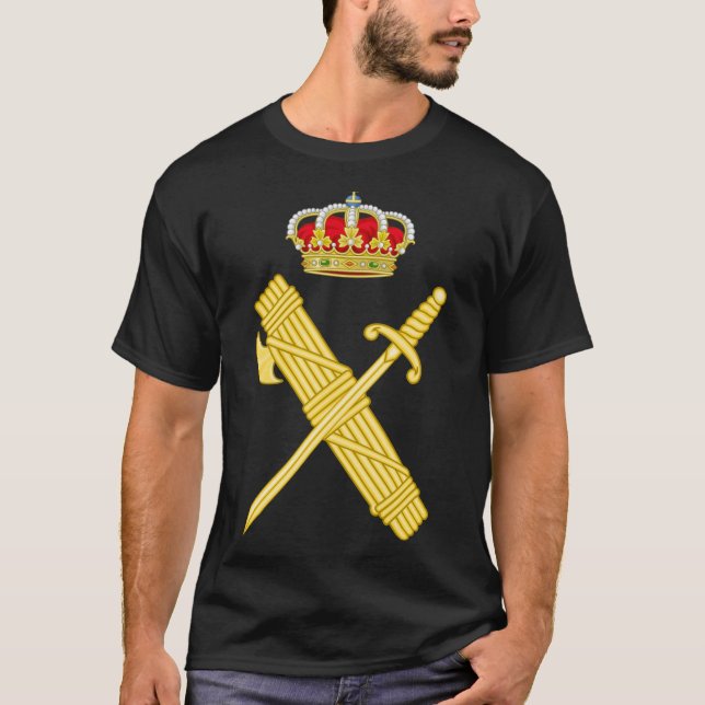 SPAIN CIVIL GUARD GUARDIA NATIONAL POLICE   T-Shirt (Front)