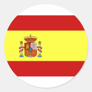 Spain Classic Round Sticker