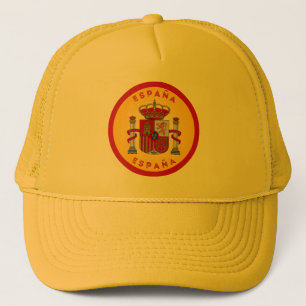 Spain Coat of Arms Circle Shape  Trucker Hat