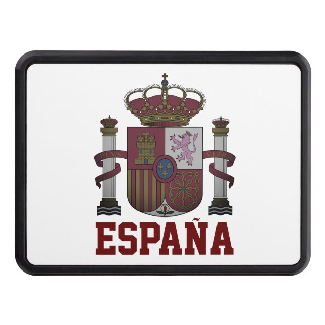 SPAIN Coat of Arms Trailer Hitch Cover (Front)