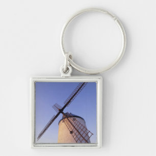 Spain, Consuegra, Castile-La Mancha Windmills 2 Keychain
