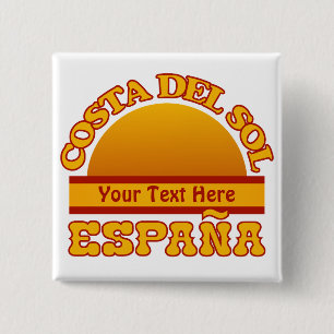 SPAIN Costa Del Sol custom button