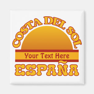 SPAIN Costa Del Sol custom magnet