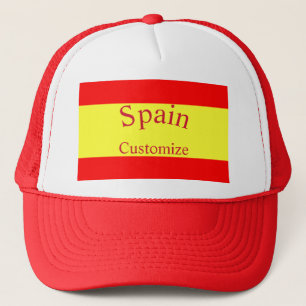 Spain Country Flag Thunder_Cove Trucker Hat