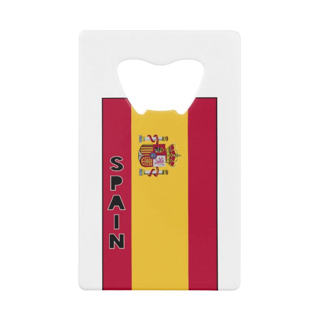 Spain Credit Card Bottle Opener (Front)