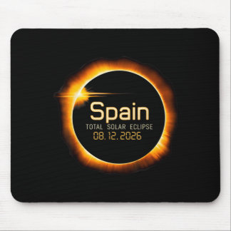 Spain Eclipse Solar Event 12 August 2026 Total Mouse Pad