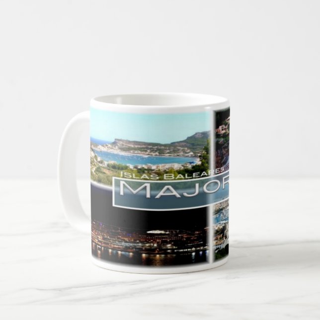 Spain - Espana - Balearic Islands - Majorca - Coffee Mug (Front Left)