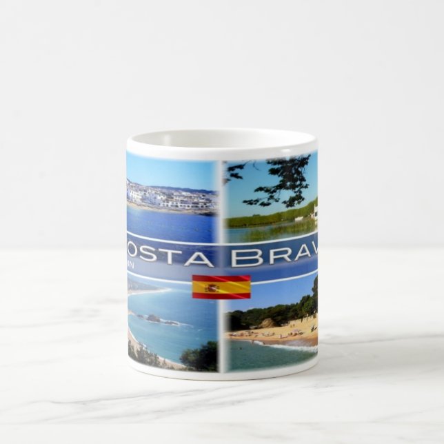 Spain - Espana - Costa Brava - Coffee Mug (Center)