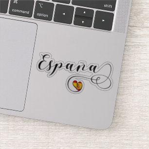 Spain, España Heart Flag