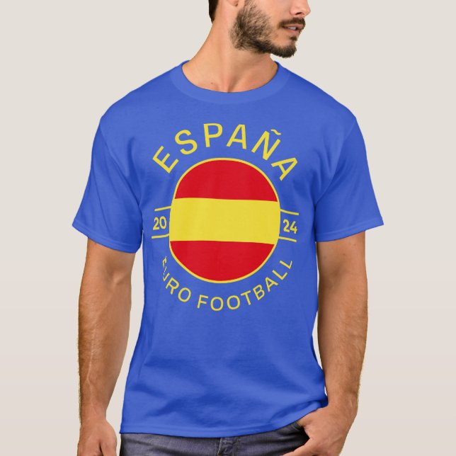 Spain Euro 2024 Design T-Shirt (Front)