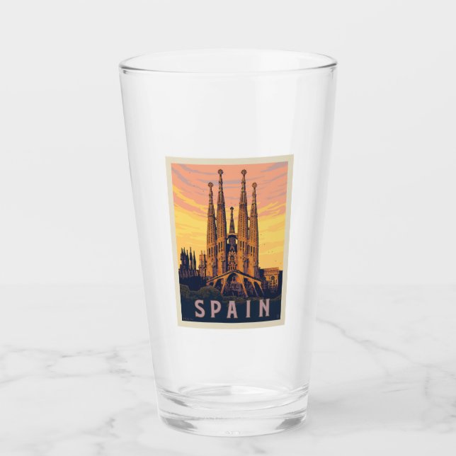 Spain | Familia Sagrada Glass (Front)